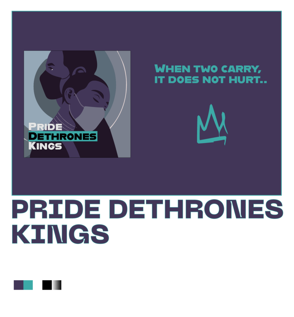Social Outreach Campaign Project. Pride Dethrones Kings, UI/UX Design, Graphic Design, Social Media.